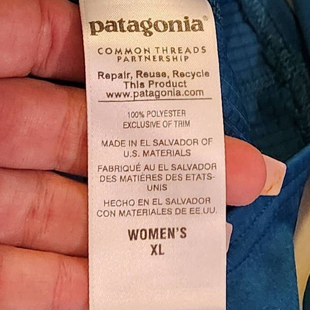 Patagonia Teal Green Capilene Base Layer Lightweight Jacket XL (7113) - Picture 4 of 6